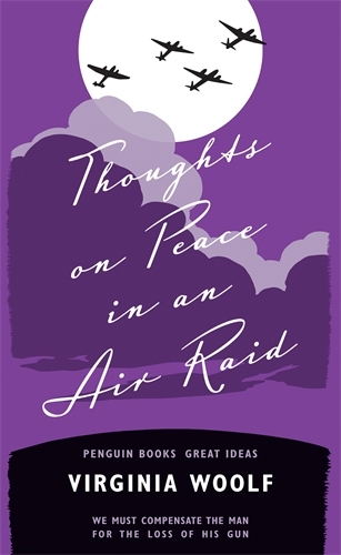 Book cover of Thoughts on Peace in an Air Raid by Virginia Woolf