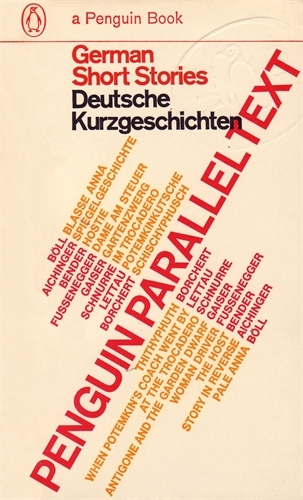 Book cover of Parallel Text: German Short Stories