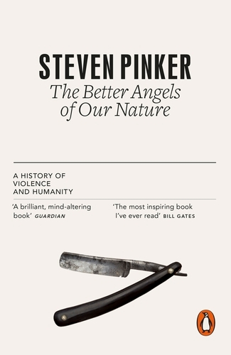Book cover of The Better Angels of Our Nature by Steven Pinker