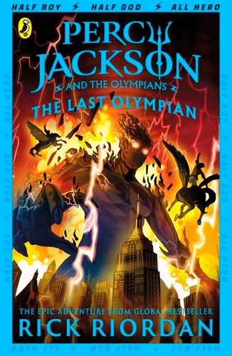 Book cover of Percy Jackson and the Last Olympian (Book 5) by Rick Riordan