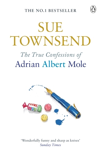 Book cover of The True Confessions of Adrian Albert Mole by Sue Townsend