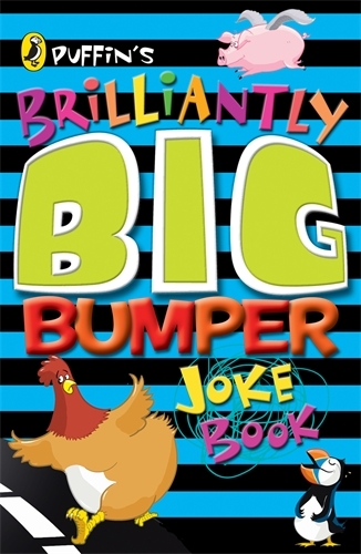 Book cover of Puffin's Brilliantly Big Bumper Joke Book by John Byrne, Brough Girling
