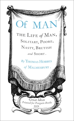 Book cover of Of Man by Thomas Hobbes