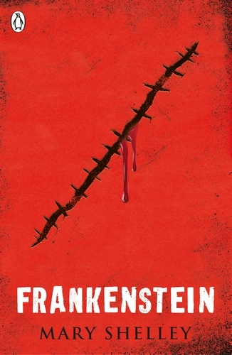 Book cover of Frankenstein by Mary Shelley