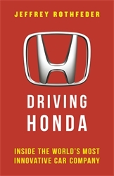Book cover of Driving Honda by Jeffrey Rothfeder