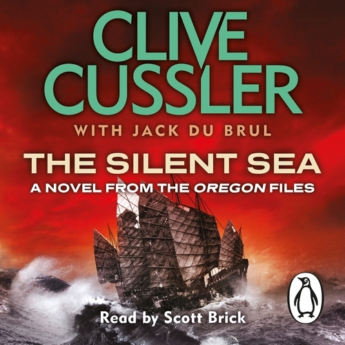 Book cover of The Silent Sea by Clive Cussler, Jack du Brul