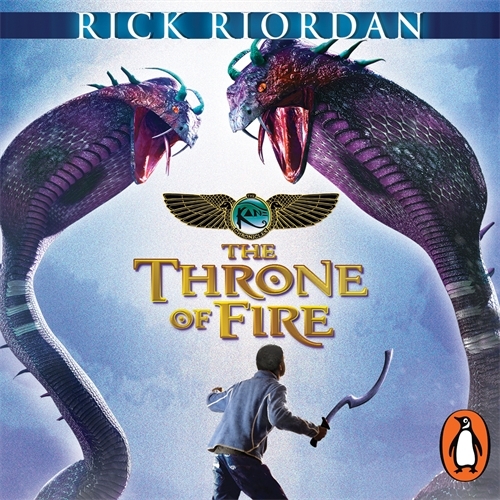 Book cover of The Throne of Fire (The Kane Chronicles Book 2) by Rick Riordan