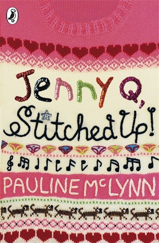 Book cover of Jenny Q, Stitched Up by Pauline McLynn