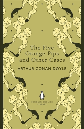 Book cover of The Five Orange Pips and Other Cases by Arthur Conan Doyle