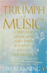 Book cover of The Triumph of Music by Tim Blanning