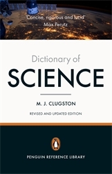 Book cover of Penguin Dictionary of Science by Mike Clugston