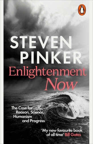 Book cover of Enlightenment Now by Steven Pinker