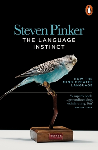 Book cover of The Language Instinct by Steven Pinker