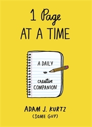 Book cover of 1 Page at a Time by Adam J. Kurtz