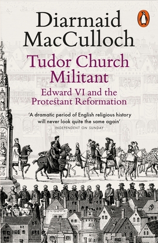 Book cover of Tudor Church Militant by Diarmaid MacCulloch