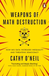 Book cover of Weapons of Math Destruction by Cathy O'Neil