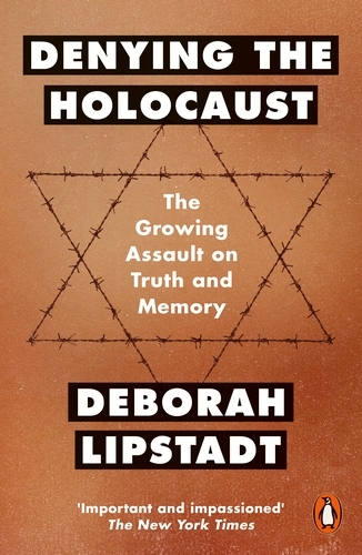 Book cover of Denying the Holocaust by Deborah Lipstadt