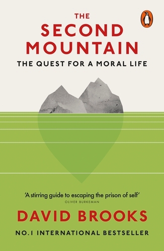 Book cover of The Second Mountain by David Brooks