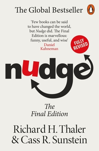 Book cover of Nudge by Richard H. Thaler, Cass R Sunstein