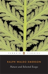 Book cover of Nature and Selected Essays by Ralph Waldo Emerson