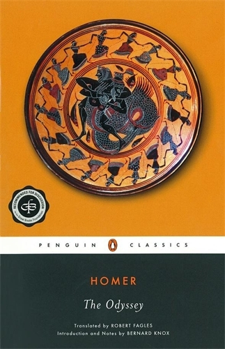 Book cover of The Odyssey by Homer