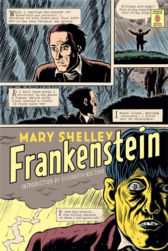 Book cover of Frankenstein (Penguin Classics Deluxe Edition) by Mary Shelley