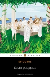 Book cover of The Art of Happiness by Epicurus