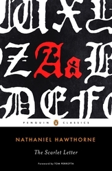 Book cover of The Scarlet Letter by Nathaniel Hawthorne