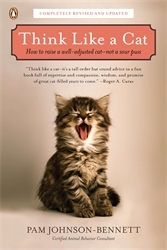 Book cover of Think Like a Cat by Pam Johnson-Bennett