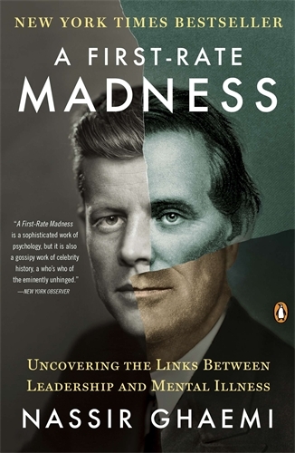 Book cover of A First-Rate Madness by Nassir Ghaemi