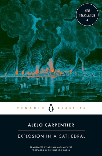 Book cover of Explosion in a Cathedral by Alejo Carpentier