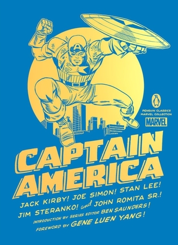Book cover of Captain America by Jack Kirby, Joe Simon, Stan Lee, Jim Steranko, John Romita Sr.