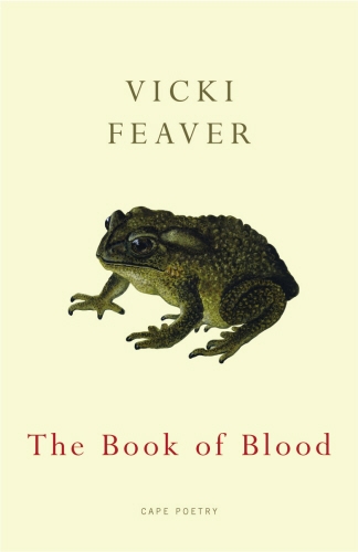 Book cover of The Book of Blood by Vicki Feaver