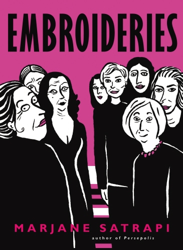 Book cover of Embroideries by Marjane Satrapi