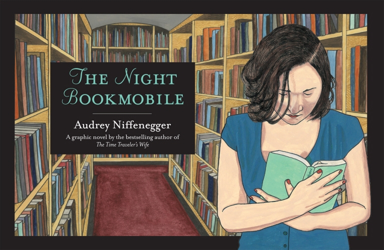 Book cover of The Night Bookmobile by Audrey Niffenegger