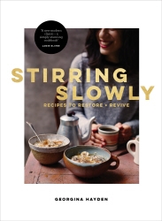 Book cover of Stirring Slowly by Georgina Hayden