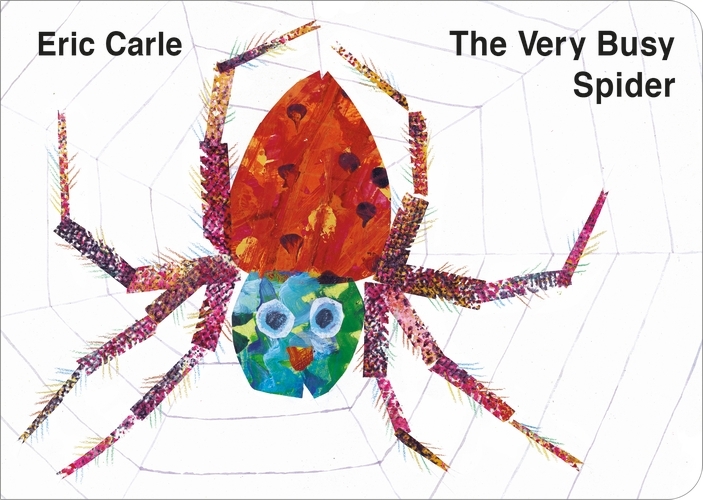 Book cover of The Very Busy Spider by Eric Carle