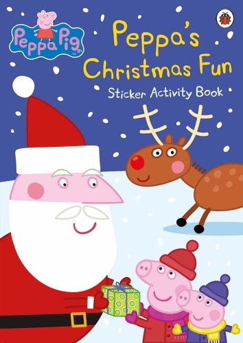 Book cover of Peppa Pig: Peppa's Christmas Fun Sticker Activity Book by Peppa Pig