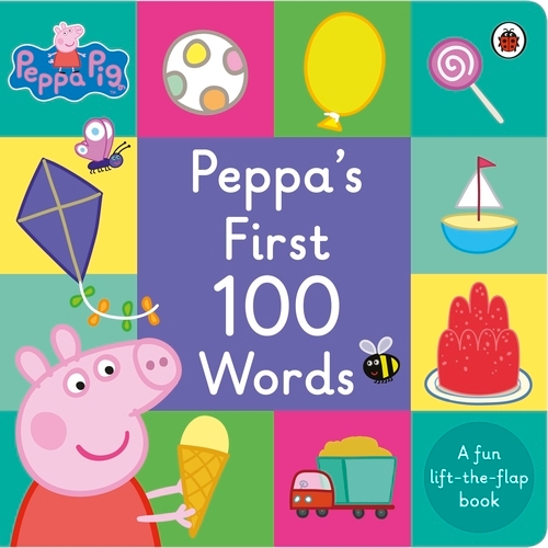 Book cover of Peppa Pig: Peppa's First 100 Words by Peppa Pig