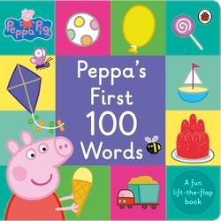 Book cover of Peppa Pig: Peppa's First 100 Words by Peppa Pig