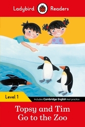 Book cover of Ladybird Readers Level 1 - Topsy and Tim - Go to the Zoo (ELT Graded Reader) by Ladybird, Jean Adamson