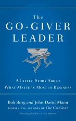 Book cover of The Go-Giver Leader by Bob Burg, John David Mann