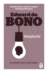 Book cover of Simplicity by Edward de Bono