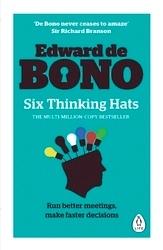 Book cover of Six Thinking Hats by Edward de Bono