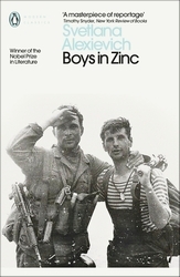 Book cover of Boys in Zinc by Svetlana Alexievich