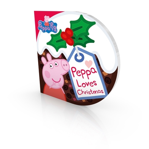 Book cover of Peppa Pig: Peppa Loves Christmas by Peppa Pig