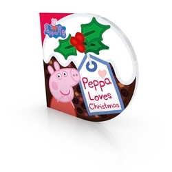 Book cover of Peppa Pig: Peppa Loves Christmas by Peppa Pig