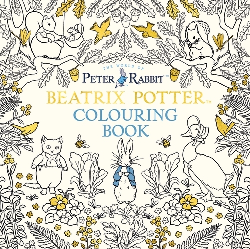 Book cover of The Beatrix Potter Colouring Book
