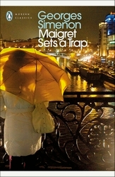 Book cover of Maigret Sets a Trap by Georges Simenon