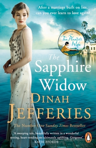 Book cover of The Sapphire Widow by Dinah Jefferies